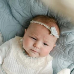 Petite Fleur Linen Flower Headband(Petite Fleur Linen Flower Headband)