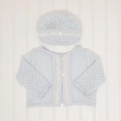 Harrison Romper Accessory Bundle- Save 15%(Harrison Jumpsuit Accessory Bundle Save 10) -Tiny Trendz BlueSweaterHat 4445