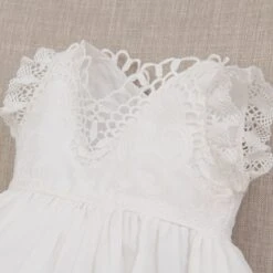 Lily Christening Gown & Bonnet(Lily Christening Gown Bonnet) -Tiny Trendz BodiceDetail 3593