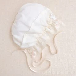Jessica Linen Bonnet(Jessica Linen Bonnet) -Tiny Trendz Bonnet 3026