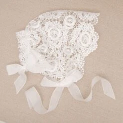 Poppy Lace Bonnet(Poppy Bonnet) -Tiny Trendz Bonnet 4795