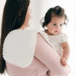 Ivory Burp Cloth(Juliette Burp Cloth)