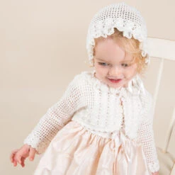 Marita Hand-loomed Sweater & Bonnet(Marita Hand Loomed Sweater Bonnet)