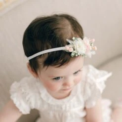 Charlotte Flower Headband(Charlotte Flower Headband) -Tiny Trendz Charlotte Baby Flower Headband Detail 000454