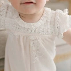 Charlotte Romper(Charlotte Romper) -Tiny Trendz Charlotte Bloomer Baby Detail Lace 000507