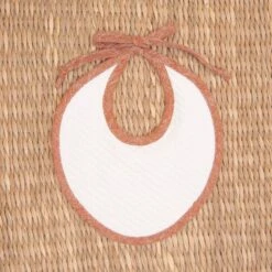 Henry Linen Trim Bib(Henry Linen Trim Bib) -Tiny Trendz ClayBib 4922