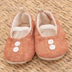 Henry Linen Booties(Henry Linen Booties) -Tiny Trendz ClayBooties2 4937