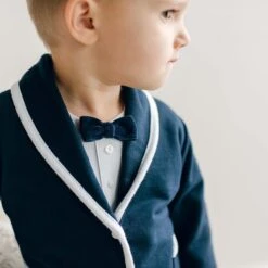 Elliott 3-Piece Suit(Elliott 3 Piece Suit 1) -Tiny Trendz Elliott Bow Tie Suede 4873