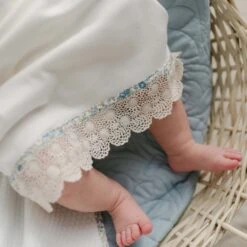 Petite Fleur Layette(Petite Fleur Layette) -Tiny Trendz Flora Layette Blue Detail 4116