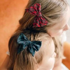 Plaid Bow Hair Clip(Plaid Hair Clip)
