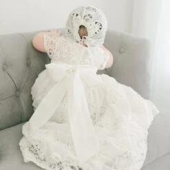 Grace Lace Bonnet(Grace Lace Bonnet) -Tiny Trendz GownBack 0183 010b7545 e6de 4150 9ed1 00fec5bf64cb