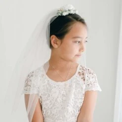 First Communion Veil(Communion Veil) -Tiny Trendz Grace Dress Veil 6722