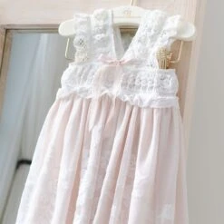 Charlotte Christening Gown & Bonnet(Charlotte Christening Gown) -Tiny Trendz Hanging 2646