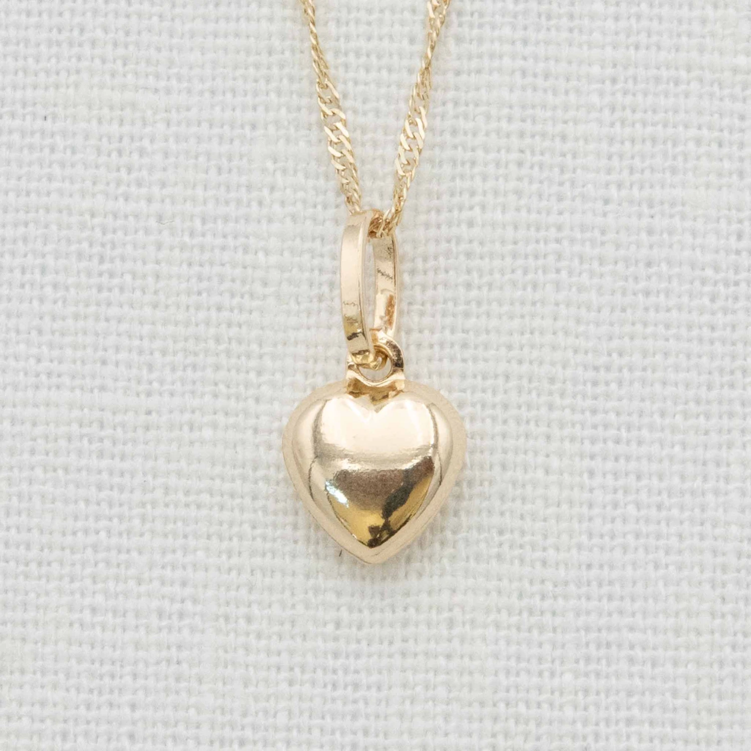 14k Gold Large Heart Charm & Chain(14k Gold Large Heart Charm Chain) 1 14k Gold Large Heart Charm & Chain(14k Gold Large Heart Charm Chain)