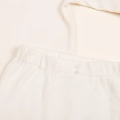 Natural Ivory Ribbed Cotton Top & Leggings(Ivory Ribbed Top Leggings) -Tiny Trendz JPC9923