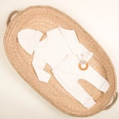 Natural Ivory Ribbed Pima Beanie(Natural Ivory Ribbed Pima Beanie) -Tiny Trendz JPC9926 6566efed 8f3d 4865 96cf 70a94c226747