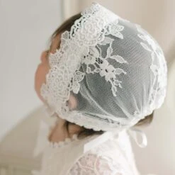 Juliette Lace Bonnet(Juliette Lace Bonnet) -Tiny Trendz Juliette Bonnet Lace Detail 1304