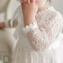 Juliette Romper Dress(Juliette Romper Dress) -Tiny Trendz Juliette Romper Dress Sleeve Detail 1300