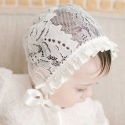 Victoria Newborn Gift Set - Save 10%(Victoria Newborn Gift Set) -Tiny Trendz Lace Bonnet Side Victoria 8961 abee375a 0373 453d aa42 1e1525a836d5