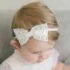 Aria Lace Bow Headband(Aria Lace Bow Headband)