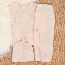 Ava Pima Top & Leggings(Pink Pima Top Leggings) -Tiny Trendz LeggingsSet 5566