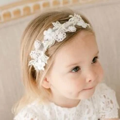 Lola Beaded Flower Headband(Lola Velvet Headband)