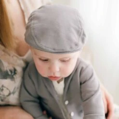 Milo Newsboy Cap(Milo Newsboy Cap) -Tiny Trendz Milo Grey Baby Newsboy Hat 2302 138900dd 3460 4020 b167 58431099b399