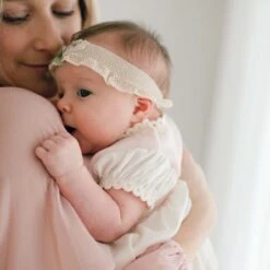 Natalie Layette & Headband(Natalie Layette) -Tiny Trendz Natalie Layette Headband Baby 2437