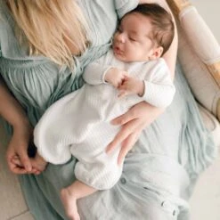 Harrison Newborn Romper | Quilted Cotton(Harrison Romper 1)