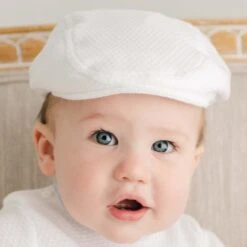 Harrison Textured Newsboy Cap(Harrison Newsboy Cap) -Tiny Trendz Newsboy Cap Textured Harrison Close Up 6093