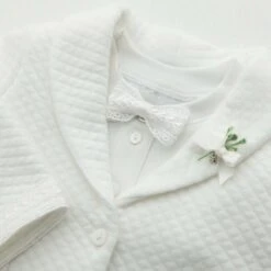 Front Page -Tiny Trendz Oliver Bowtie White Lace Baby 6350