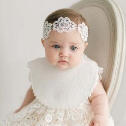 Poppy Bib(Poppy Bib) -Tiny Trendz Poppy Bib Lace Headband 6783