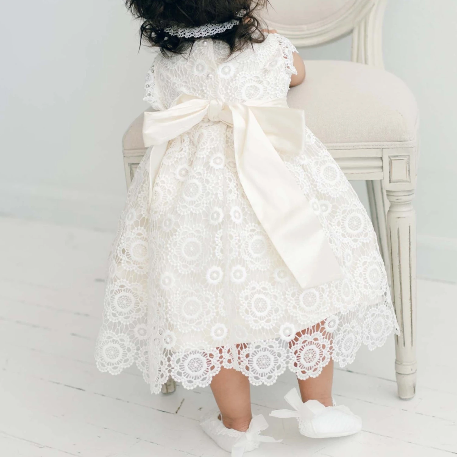 Poppy Lace Dress(Poppy Dress Bonnet) 2 Poppy Lace Dress(Poppy Dress Bonnet) - Image 2