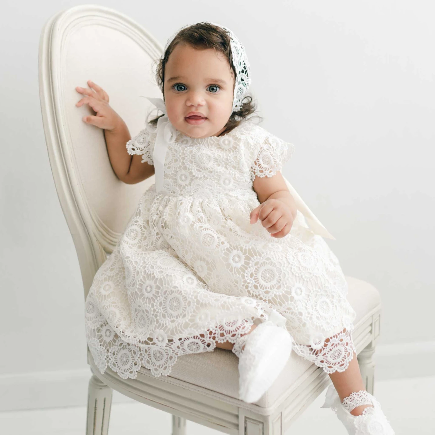 Poppy Lace Dress(Poppy Dress Bonnet) 7 Poppy Lace Dress(Poppy Dress Bonnet) - Image 7