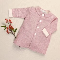 Red Linen Trench Coat(Red Linen Trench Coat)