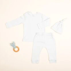 Aiden Pima Top & Leggings(Blue Pima Top Leggings) -Tiny Trendz Set JPC9470