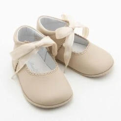 Tan Tie Mary Janes(Tan Tie Mary Janes) -Tiny Trendz Shoes Tan Leather Tie Mary Janes 765a92e6 3d36 4400 9f07 fc28bdfeef3a
