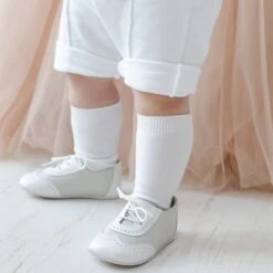 Boys White Knee Socks(Boys Knee Socks) -Tiny Trendz ShortsShoes 9804 eb8b069e 8aef 4dec 9356 ec49931a0583