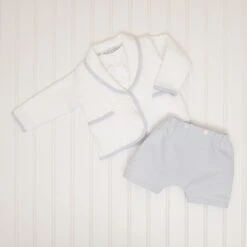 Harrison Quilted Newborn Suit(Harrison Quilted Newborn Suit) -Tiny Trendz ShortsSuit 4416 6f73c0a6 603d 4335 b4b0 98b1ab246289