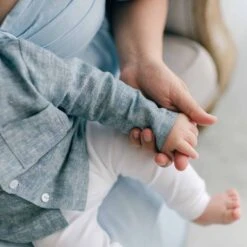 Henry Linen Shirt Set(Henry Linen Shirt Set) -Tiny Trendz Silas Baby Linen Shirt Detail 5044 7c01776a 2f1a 4db7 9082 d028c1411f8b