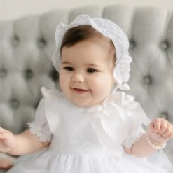 Stella Dress & Bloomers(Stella Dress Bloomers) -Tiny Trendz Stella Dress Bonnet Baby 8580