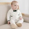 Noah 3-Piece Suit | Green Trim(Noah Green 3 Piece Suit)
