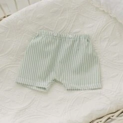 Theodore Shorts Suit(Theodore Shorts Suit) -Tiny Trendz Theodore Green Shorts Suit 0998