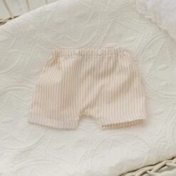 Theodore Shorts Suit(Theodore Shorts Suit) -Tiny Trendz Theodore Tan Shorts Suit 0999