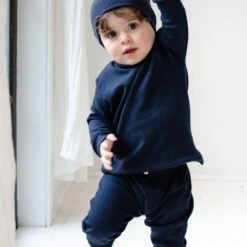 Natural Ivory Ribbed Cotton Top & Leggings(Ivory Ribbed Top Leggings) -Tiny Trendz TopLeggings 489E 5c2ac532 bdcc 4e08 a25b 50888e4c1731