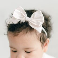 Victoria Silk Bow Headband(Victoria Silk Bow Headband)