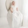 Victoria Puff Sleeve Christening Gown & Bonnet(Victoria Christening Gown)