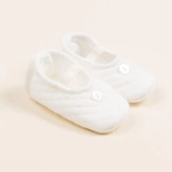 Ivory Quilted Booties(Ivory Quilted Booties)